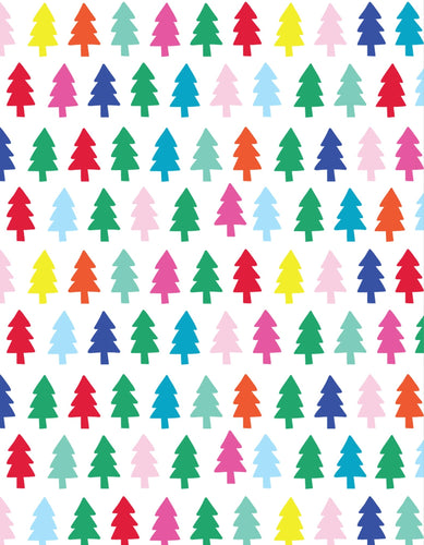 Christmas Tree Wrapping Paper - Toby Tiger