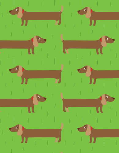Sausage Dog Wrapping Paper - Toby Tiger