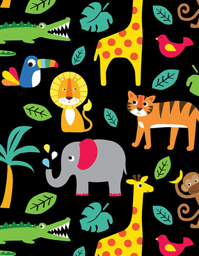 Jungle Wrapping Paper - Toby Tiger