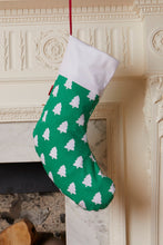 Load image into Gallery viewer, Organic Green Tree Christmas Stocking - Toby Tiger
